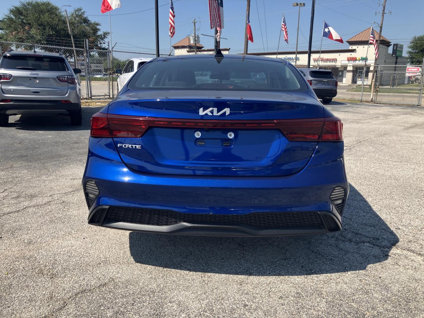 2023 BLUE /Black Kia Forte (3KPF24AD6PE) , located at 1842 Wirt Road, Houston, TX, 77055, (713) 973-3903, 29.805330, -95.484787 - Photo#3