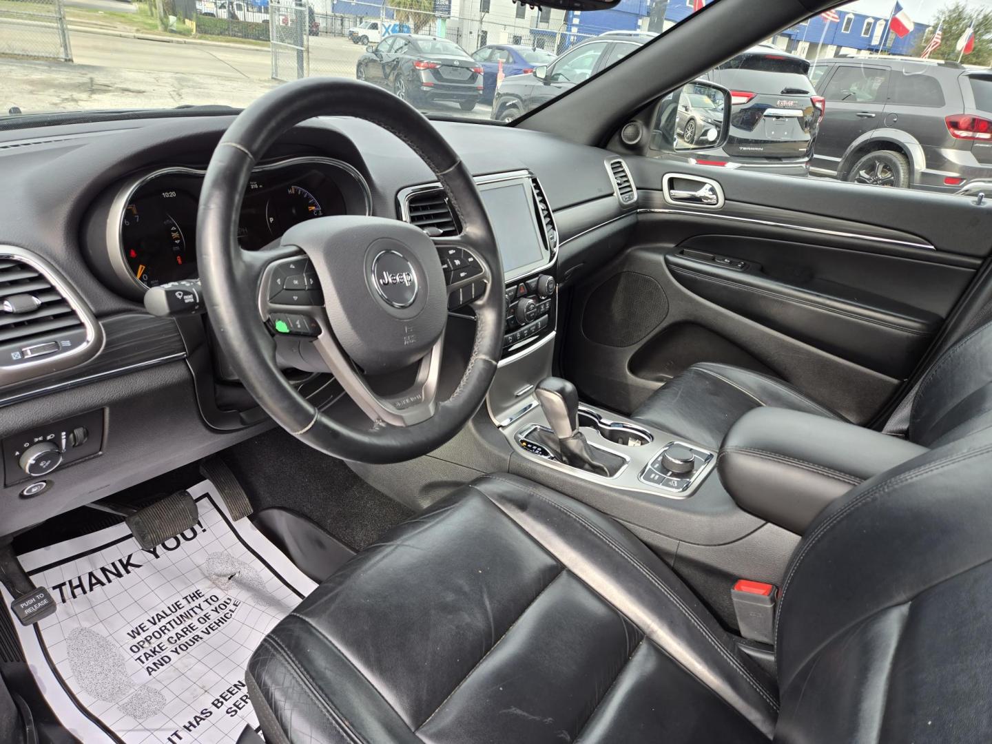 2021 Black /BLACK Jeep Grand Cherokee Limited 4WD (1C4RJFBG0MC) with an 3.6L V6 DOHC 24V engine, 8A transmission, located at 1842 Wirt Road, Houston, TX, 77055, (713) 973-3903, 29.805330, -95.484787 - Photo#8