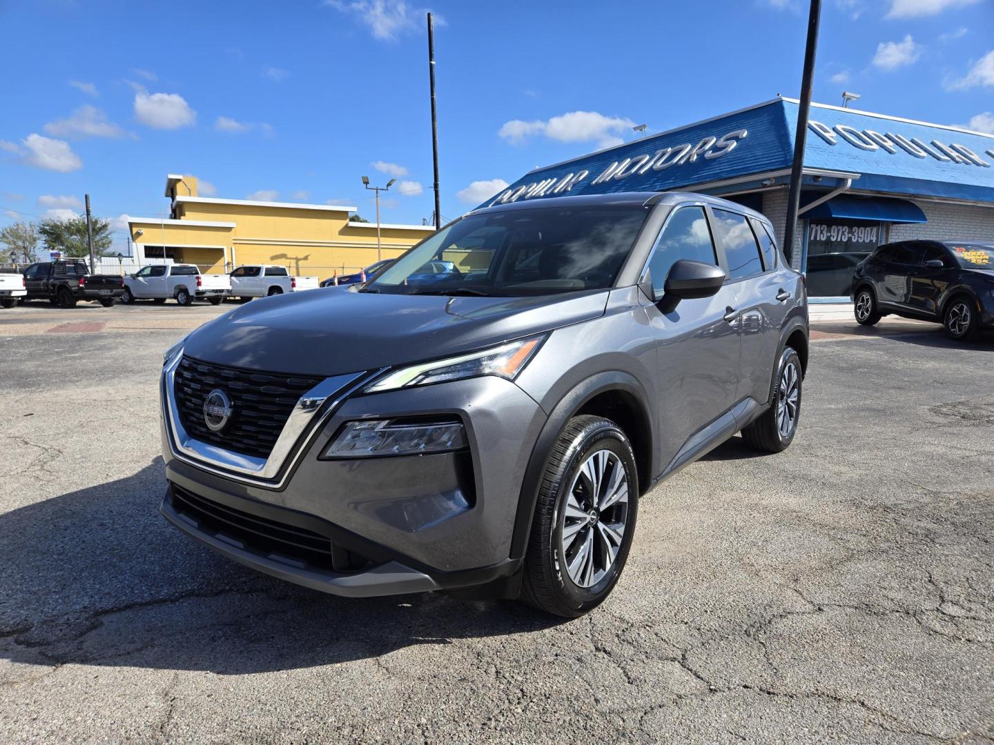 2023 Gray Nissan Rogue SV (5N1BT3BA5PC) with an 2.5L L4 DOHC 16V engine, CVT transmission, located at 1842 Wirt Road, Houston, TX, 77055, (713) 973-3903, 29.805330, -95.484787 - Photo#0