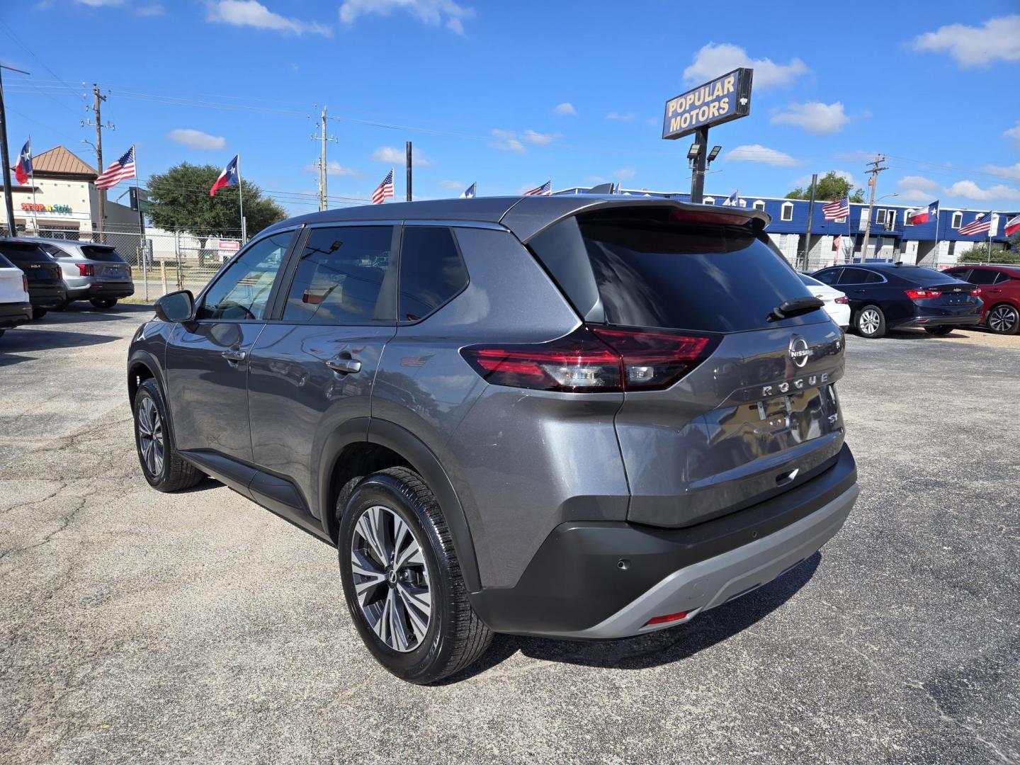 2023 Gray Nissan Rogue SV (5N1BT3BA5PC) with an 2.5L L4 DOHC 16V engine, CVT transmission, located at 1842 Wirt Road, Houston, TX, 77055, (713) 973-3903, 29.805330, -95.484787 - Photo#2