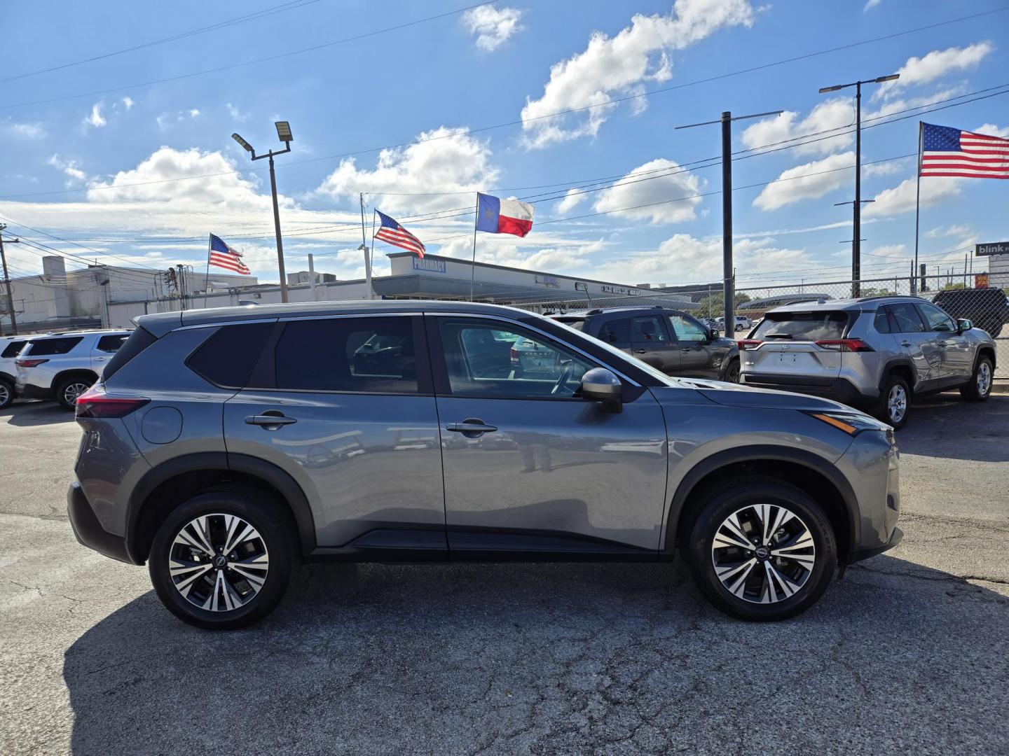 2023 Gray Nissan Rogue SV (5N1BT3BA5PC) with an 2.5L L4 DOHC 16V engine, CVT transmission, located at 1842 Wirt Road, Houston, TX, 77055, (713) 973-3903, 29.805330, -95.484787 - Photo#5