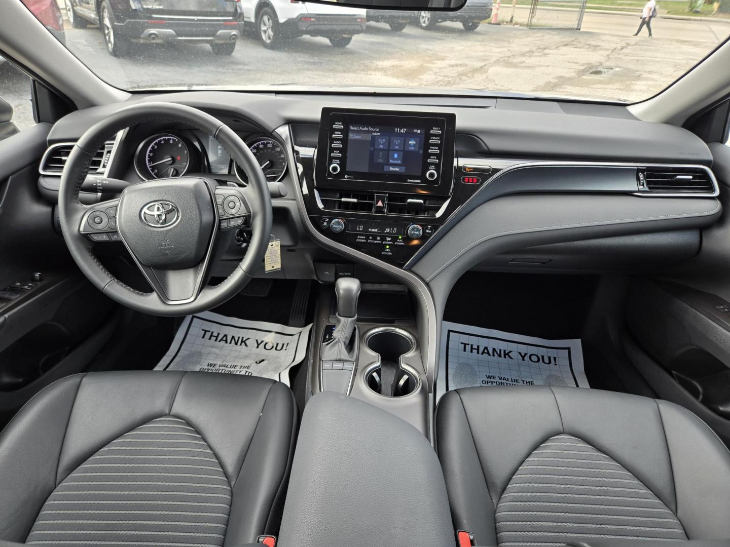 2024 Gray Toyota Camry SE (4T1G11AK7RU) with an 2.5L L4 DOHC 16V engine, 8A transmission, located at 1842 Wirt Road, Houston, TX, 77055, (713) 973-3903, 29.805330, -95.484787 - Photo#16