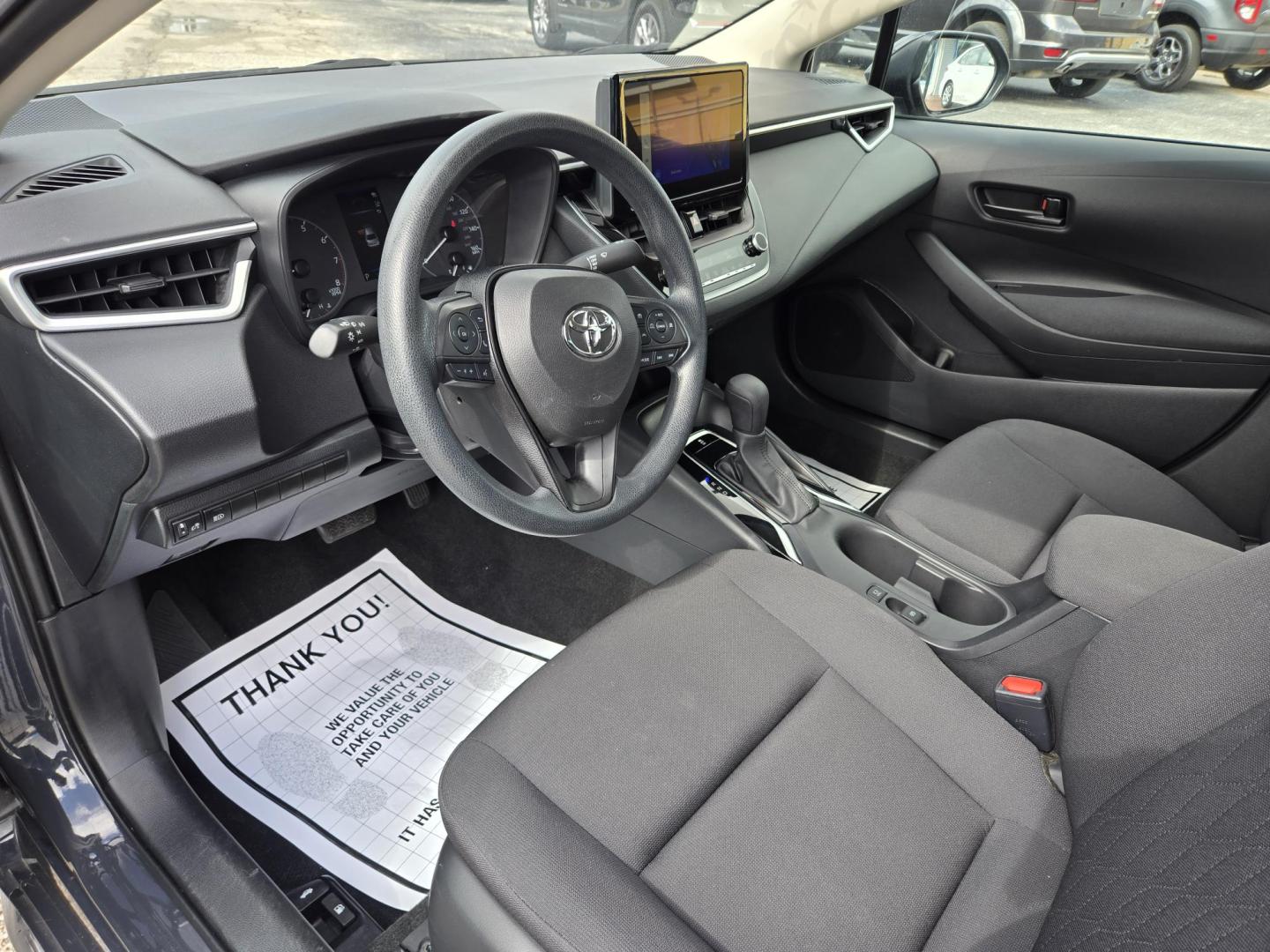 2024 Black Toyota Corolla LE (5YFB4MDE3RP) with an 2.0L L4 DOHC 16V engine, CVT transmission, located at 1842 Wirt Road, Houston, TX, 77055, (713) 973-3903, 29.805330, -95.484787 - Photo#8