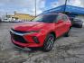 2023 Red Chevrolet Blazer 2LT (3GNKBCR47PS) with an 2.0L L4 DOHC 16 TURBO engine, 9A transmission, located at 1842 Wirt Road, Houston, TX, 77055, (713) 973-3903, 29.805330, -95.484787 - Photo#0