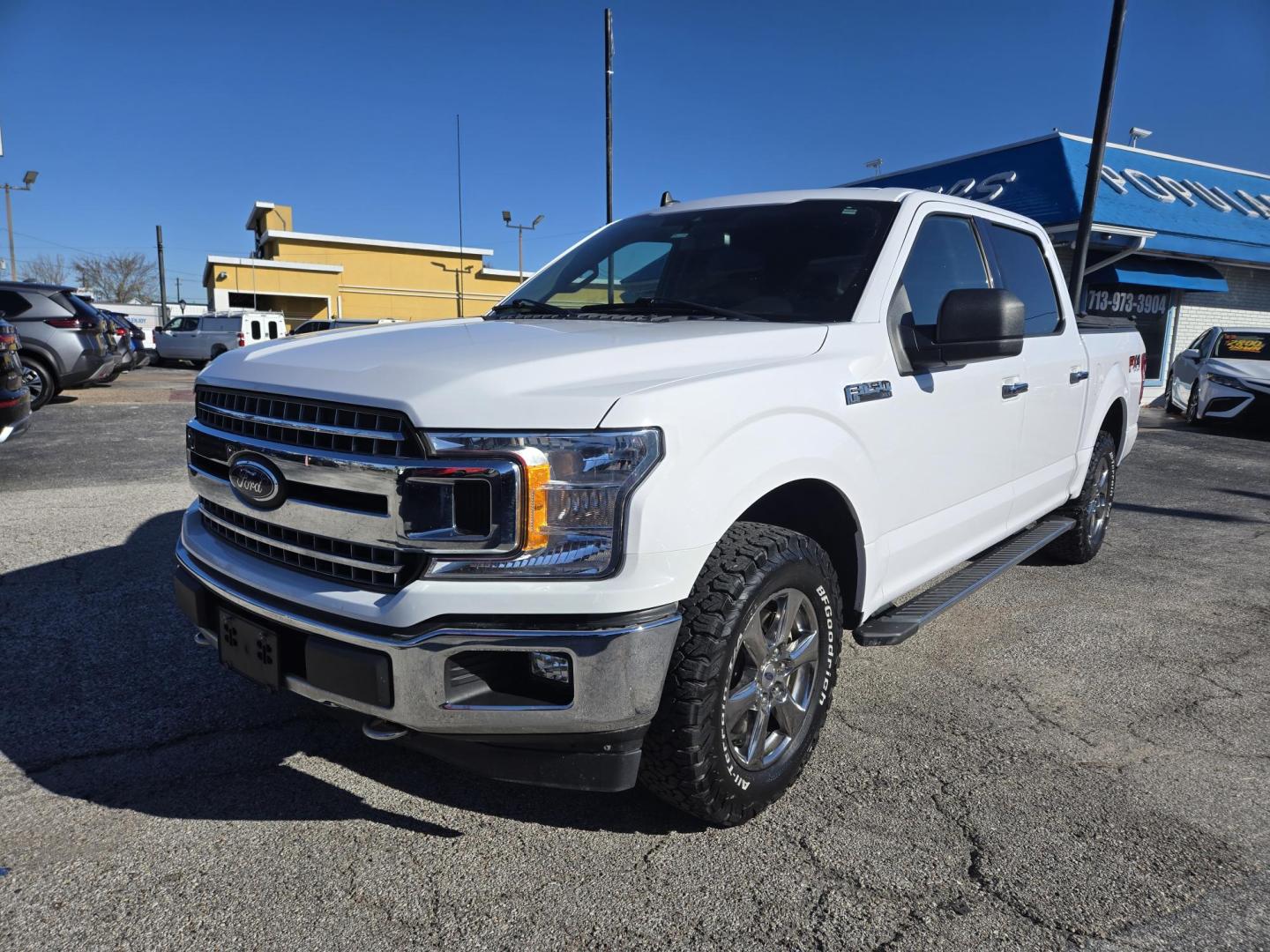 2020 White /Gray Ford F-150 XLT SuperCrew 6.5-ft. Bed 4WD (1FTEW1E42LK) with an 3.5L V6 TURBO engine, 6A transmission, located at 1842 Wirt Road, Houston, TX, 77055, (713) 973-3903, 29.805330, -95.484787 - Photo#0