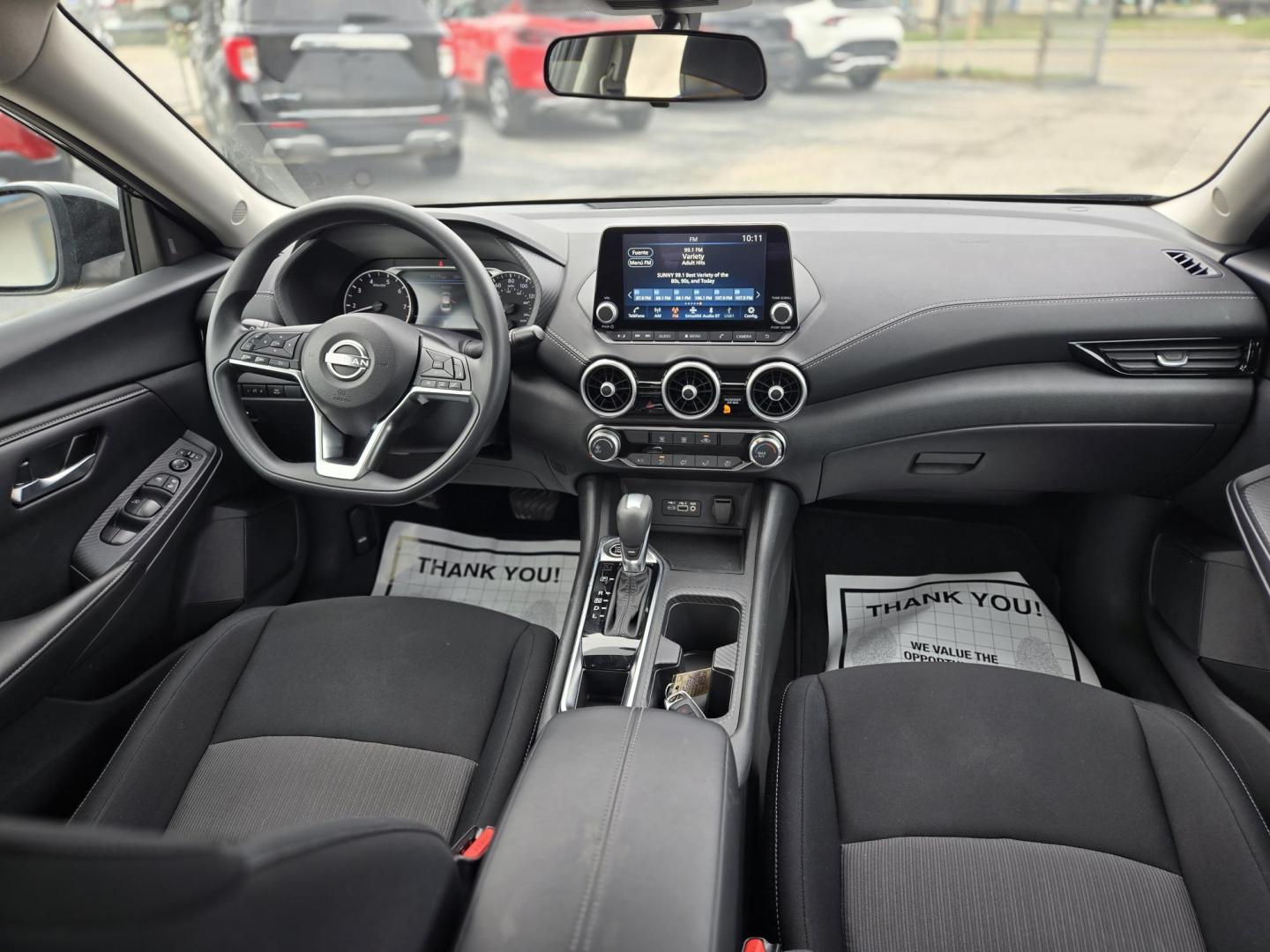 2024 Black /Black Nissan Sentra SV (3N1AB8CV3RY) with an 1.8L L4 SFI DOHC 16V engine, CVT transmission, located at 1842 Wirt Road, Houston, TX, 77055, (713) 973-3903, 29.805330, -95.484787 - Photo#16