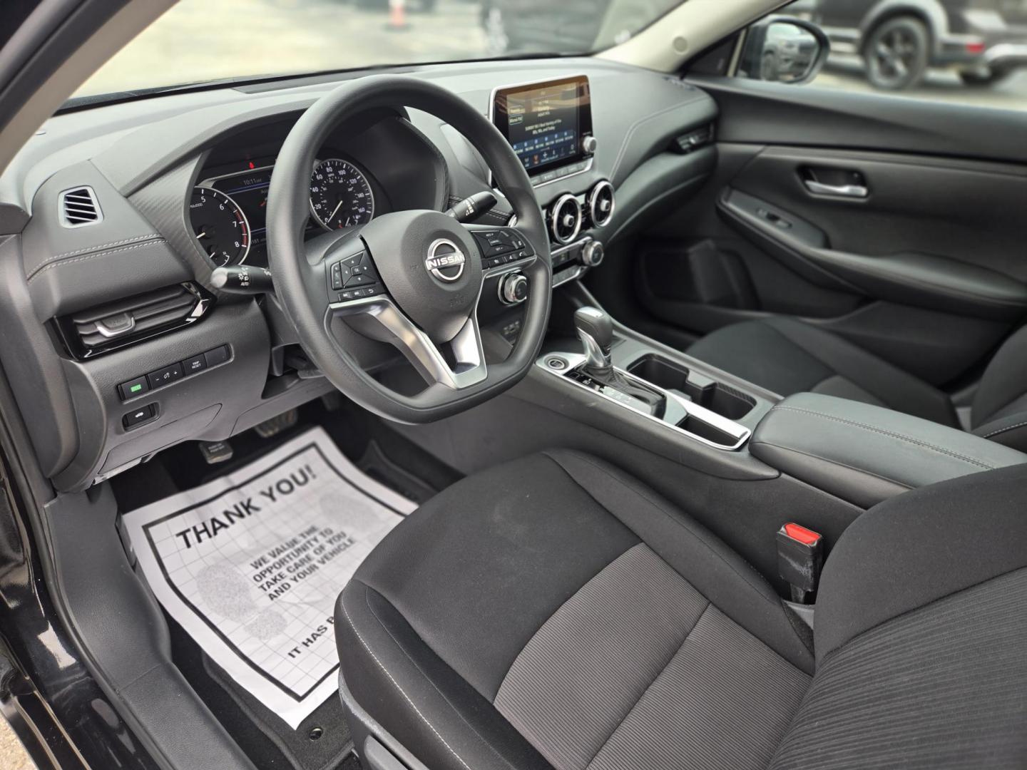 2024 Black /Black Nissan Sentra SV (3N1AB8CV3RY) with an 1.8L L4 SFI DOHC 16V engine, CVT transmission, located at 1842 Wirt Road, Houston, TX, 77055, (713) 973-3903, 29.805330, -95.484787 - Photo#8