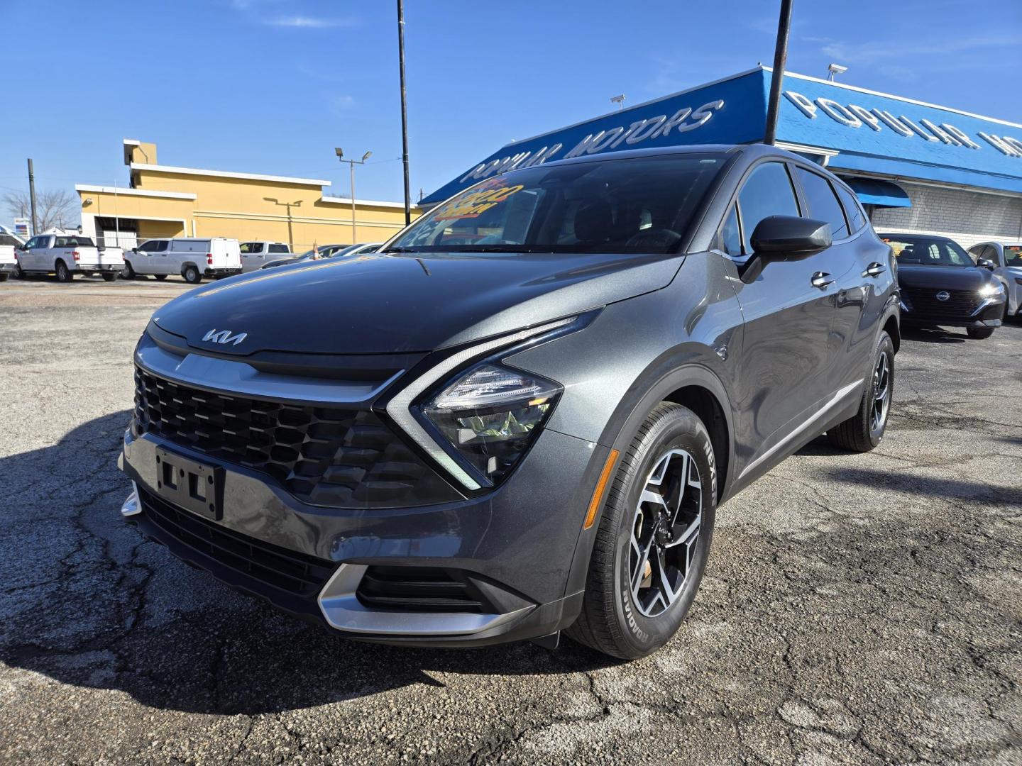 2023 Gray /Black Kia Sportage LX FWD (KNDPU3AF4P7) with an 2.5L V6 DOHC 24V engine, 8A transmission, located at 1842 Wirt Road, Houston, TX, 77055, (713) 973-3903, 29.805330, -95.484787 - Photo#0